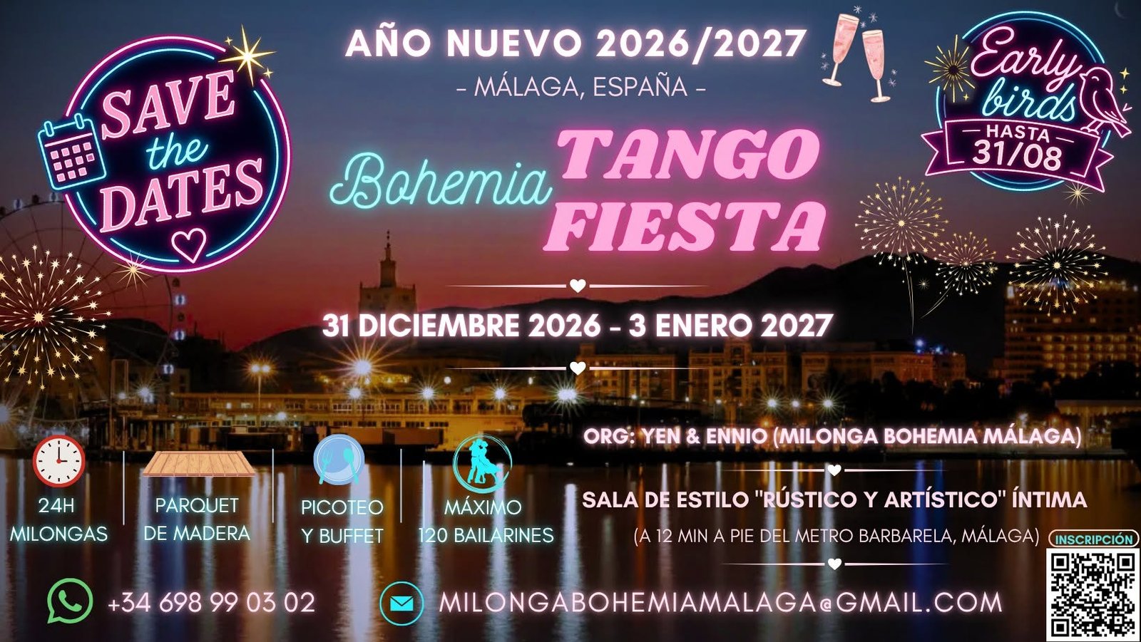 Bohemia Tango Fiesta Flyer